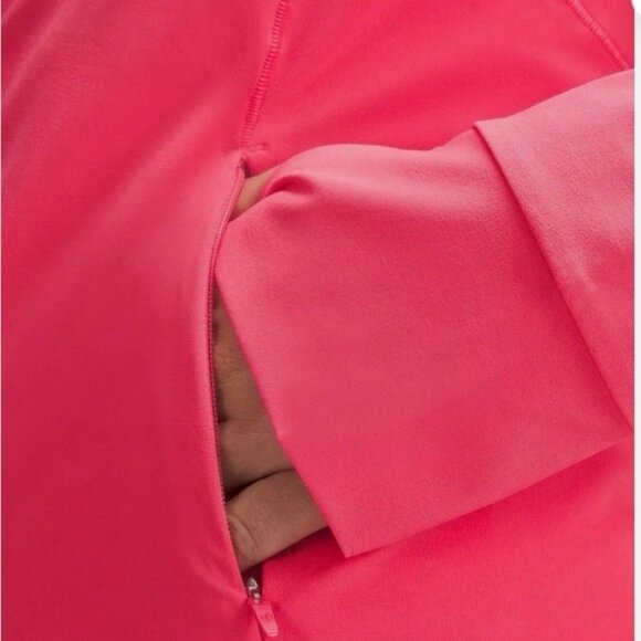lululemon Glaze Pink Lightweight Mist over Windbreaker Hoodie Jacket - Picture 10 of 12